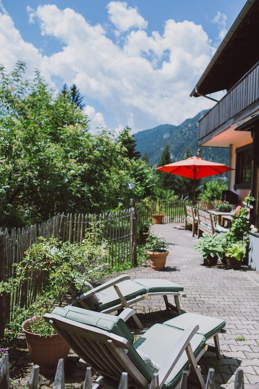 Ferienwohnung Dreimäderlhaus am Berg Pfronten Exterior foto